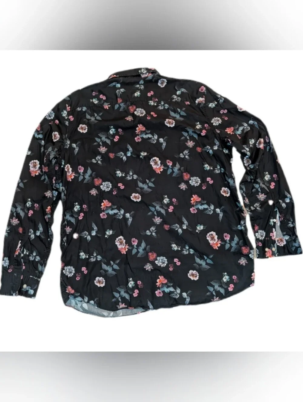 Banana Republic Floral Mens Button Up Shirt XXLT